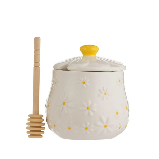 Mason Cash Daisy Honey Pot w/ Drizzler