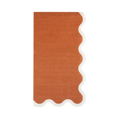 Rust Ric Rac Dinner Paper Napkins