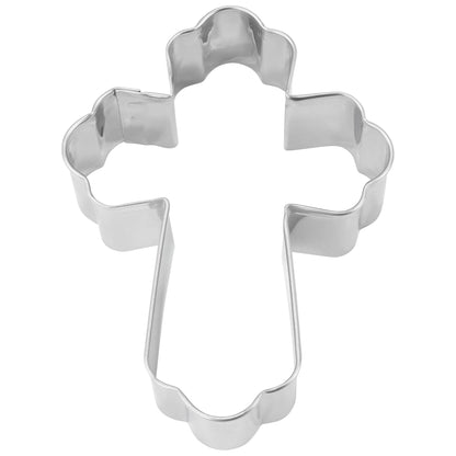 Elegant Cross Cookie Cutter (3.5")