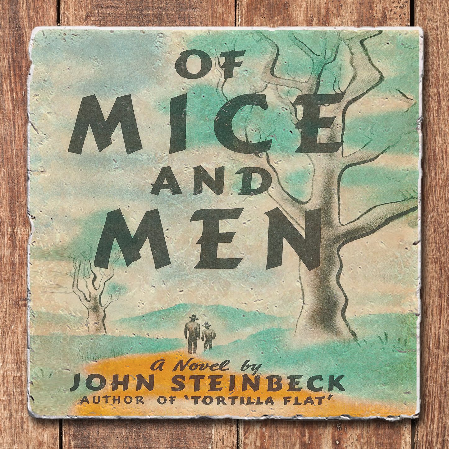 Classic Book Coaster - Of Mice and Men - John Steinbeck