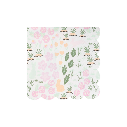 Garden Scatter Paper Cocktail Napkin