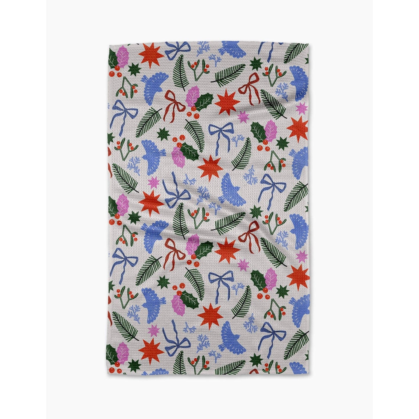 Christmas Garden Party Tea Towel