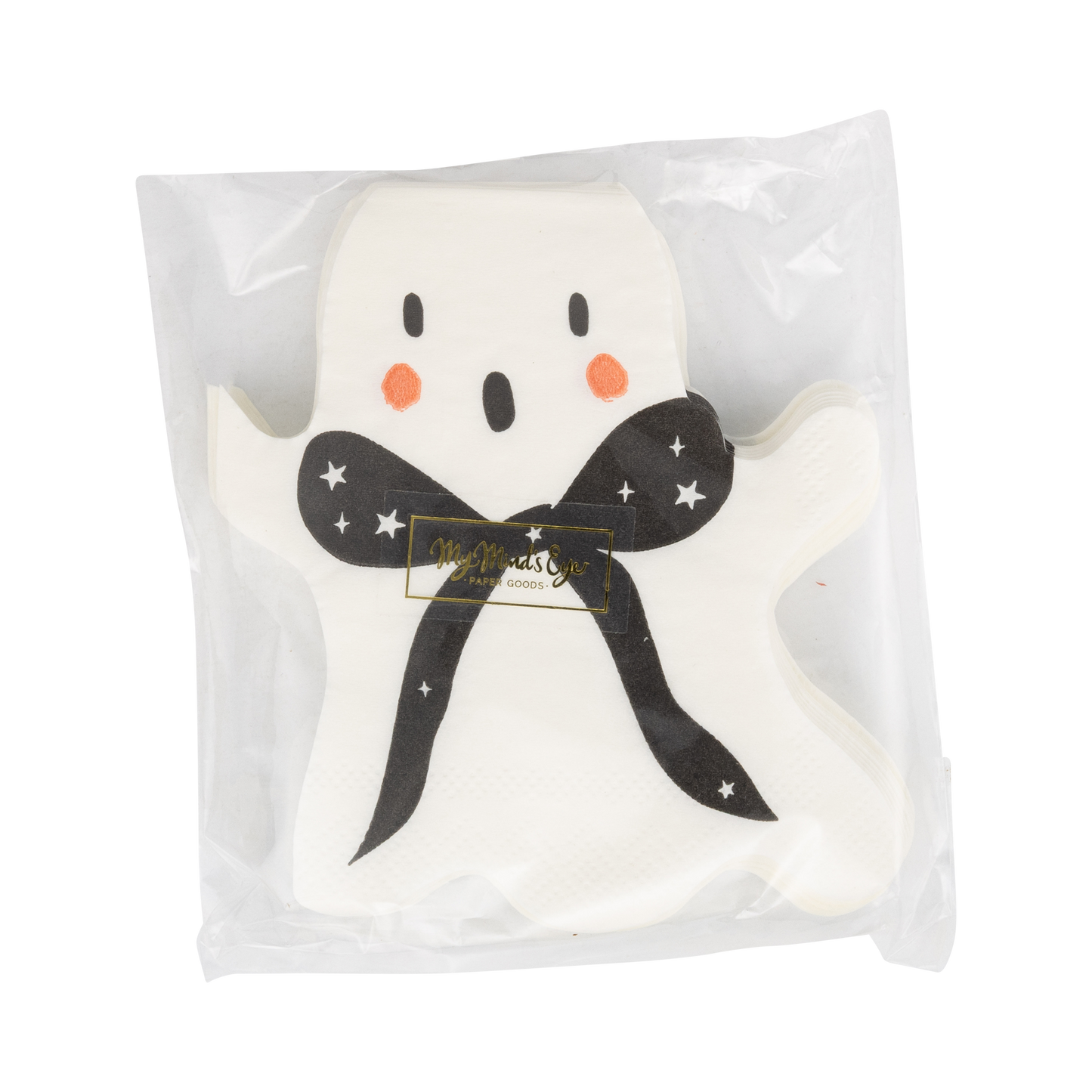 Booquette Ghost Shaped Cocktail Napkin