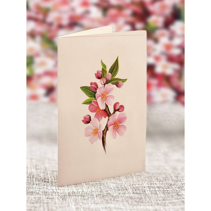 Japanese Cherry Blossoms Pop-up Greeting Cards