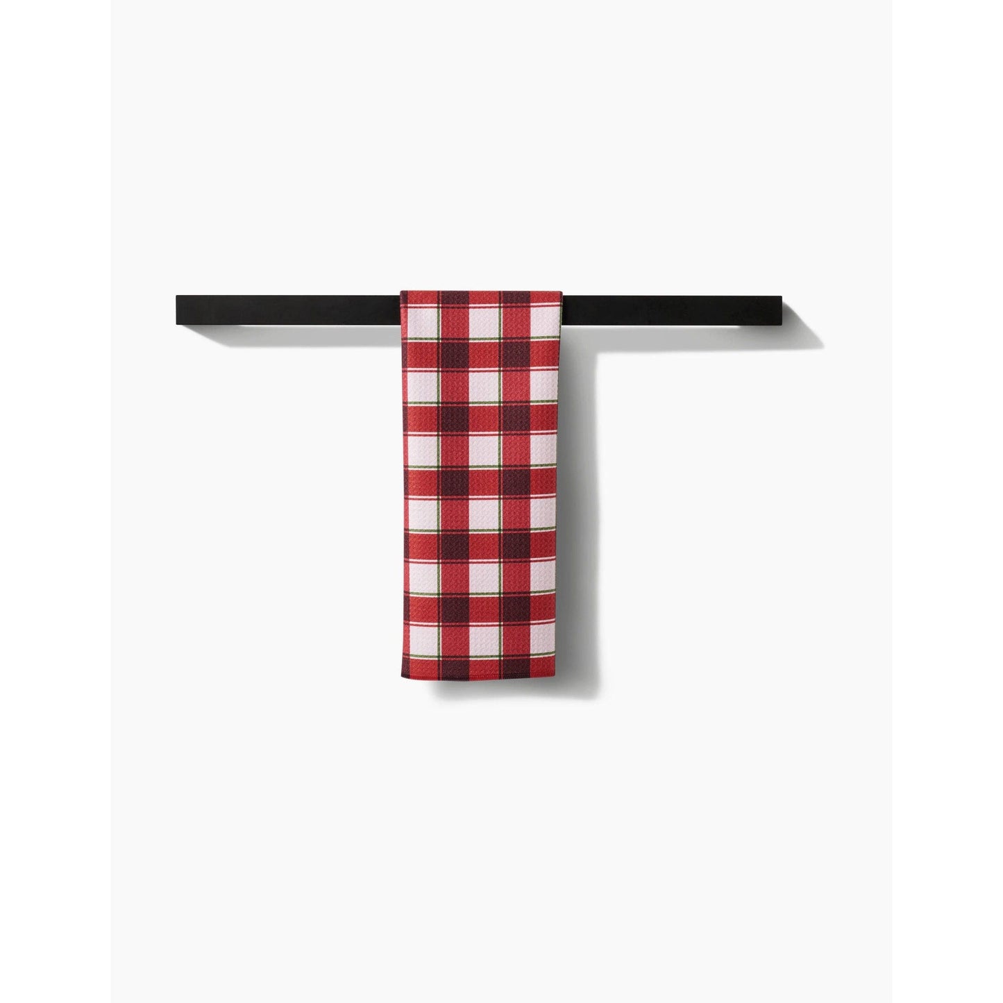 Jingle Plaid Geometry Tea Towels