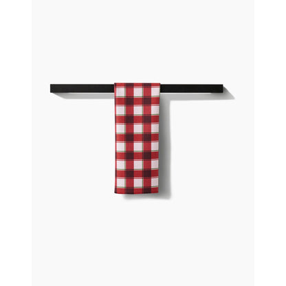 Jingle Plaid Geometry Tea Towels