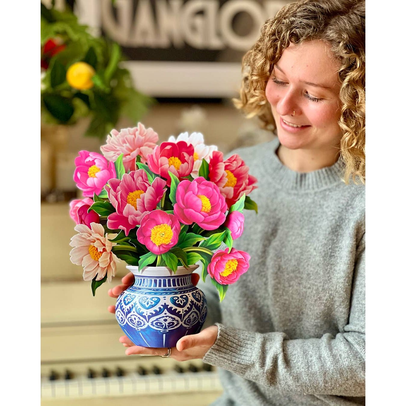 Peony Paradise Pop-up Greeting Cards