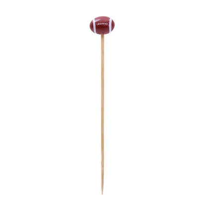 Decorative Football Charcuterie Appetizer Picks, Pack of 100