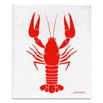 Swedish Dishcloth - Crayfish - Red - Coastal Design