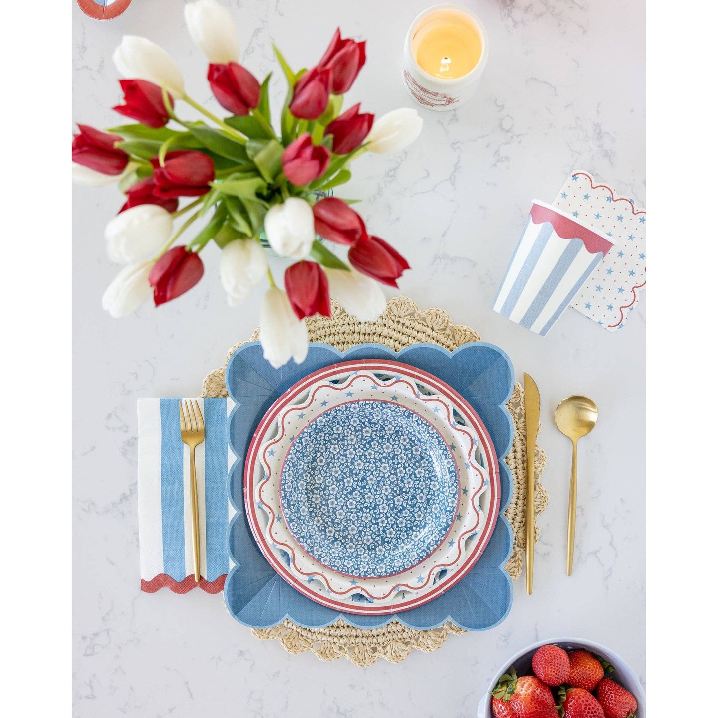Hamptons Stripes Dinner Napkin