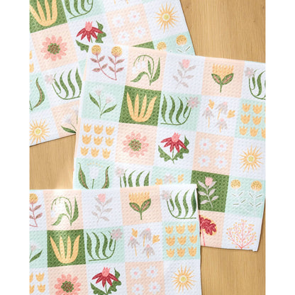 Patchwork Garden Dishcloth Set