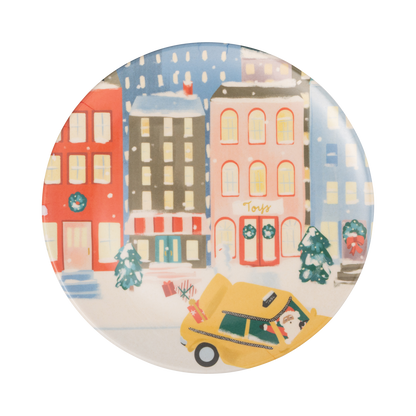 City Sidewalks Bamboo Plate Set