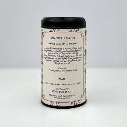 Ginger Peach Tea -- Loose Tea in  Signature Tea Tin