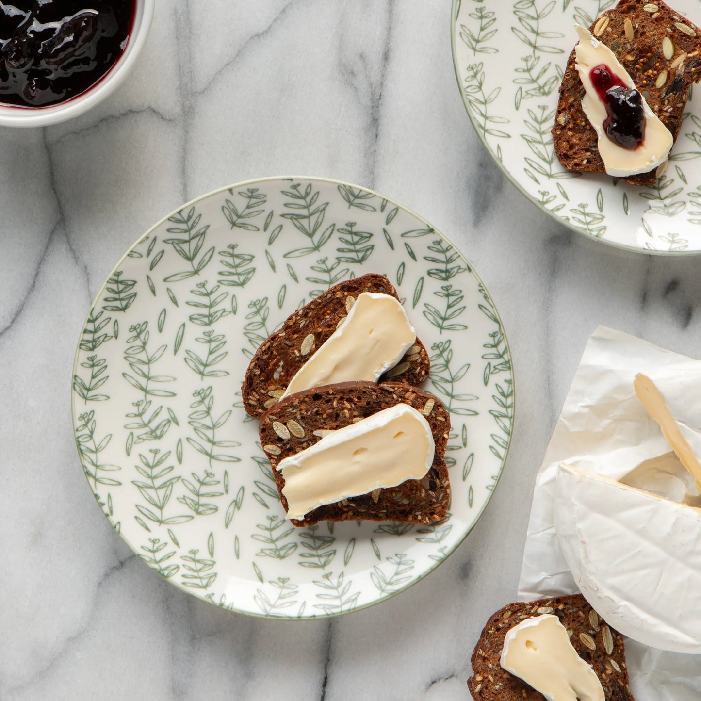 Sage Leaf Appetizer Plate, 6 inch