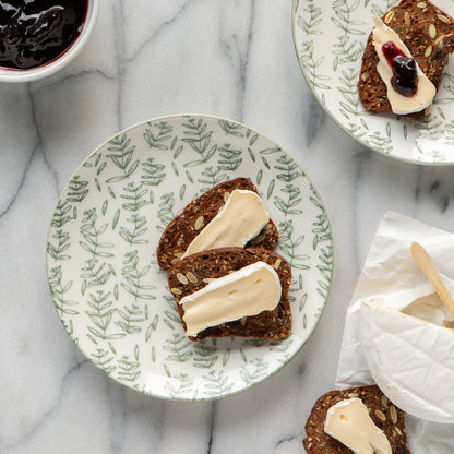 Sage Leaf Appetizer Plate, 6 inch