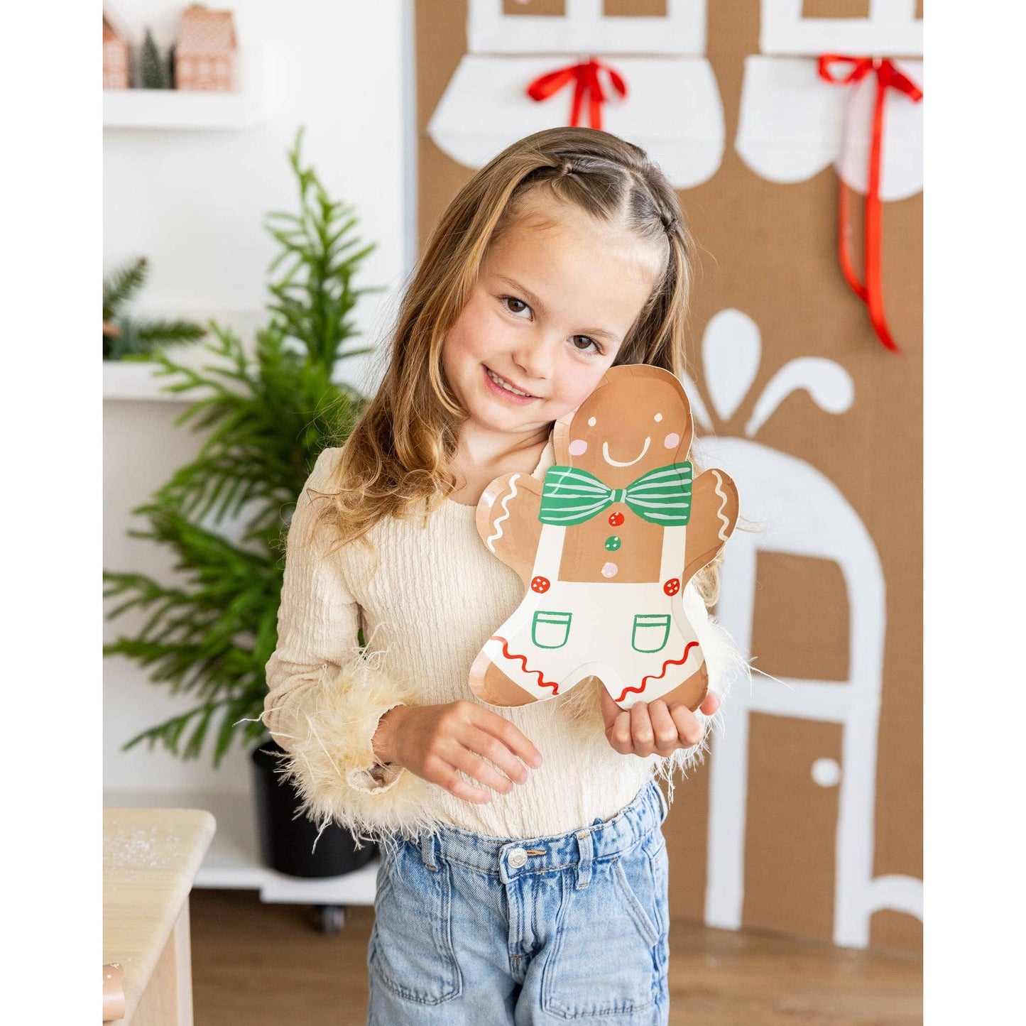 Gingerbread Man Plate