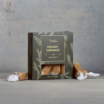 Creamy & Soft Holiday Caramels With Sea Salt (2 oz)