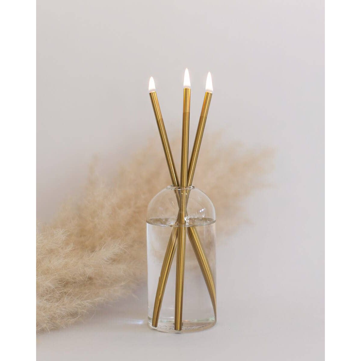 Gold Everlasting Candle – Reusable Steel Candles