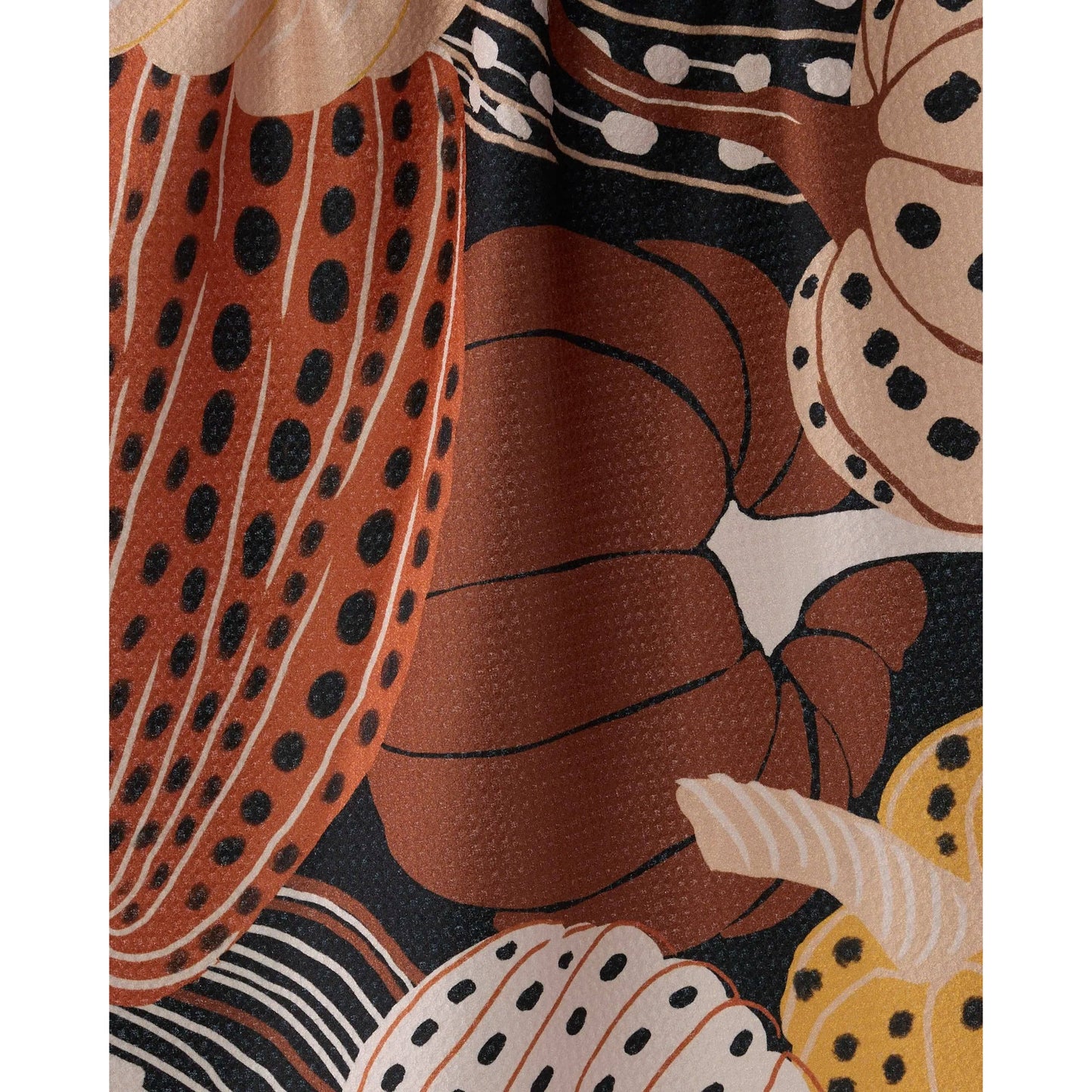 Painted Patch Geometry Tea Towel