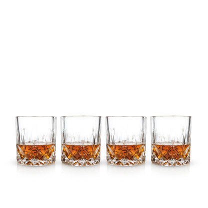 Admiral™ Vintage Style Crystal Tumblers Set of 4