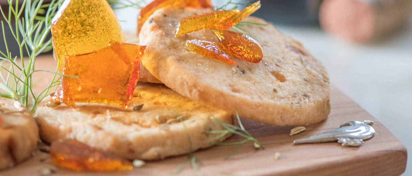 Lark Burnt Sugar and Fennel Shortbread Cookies