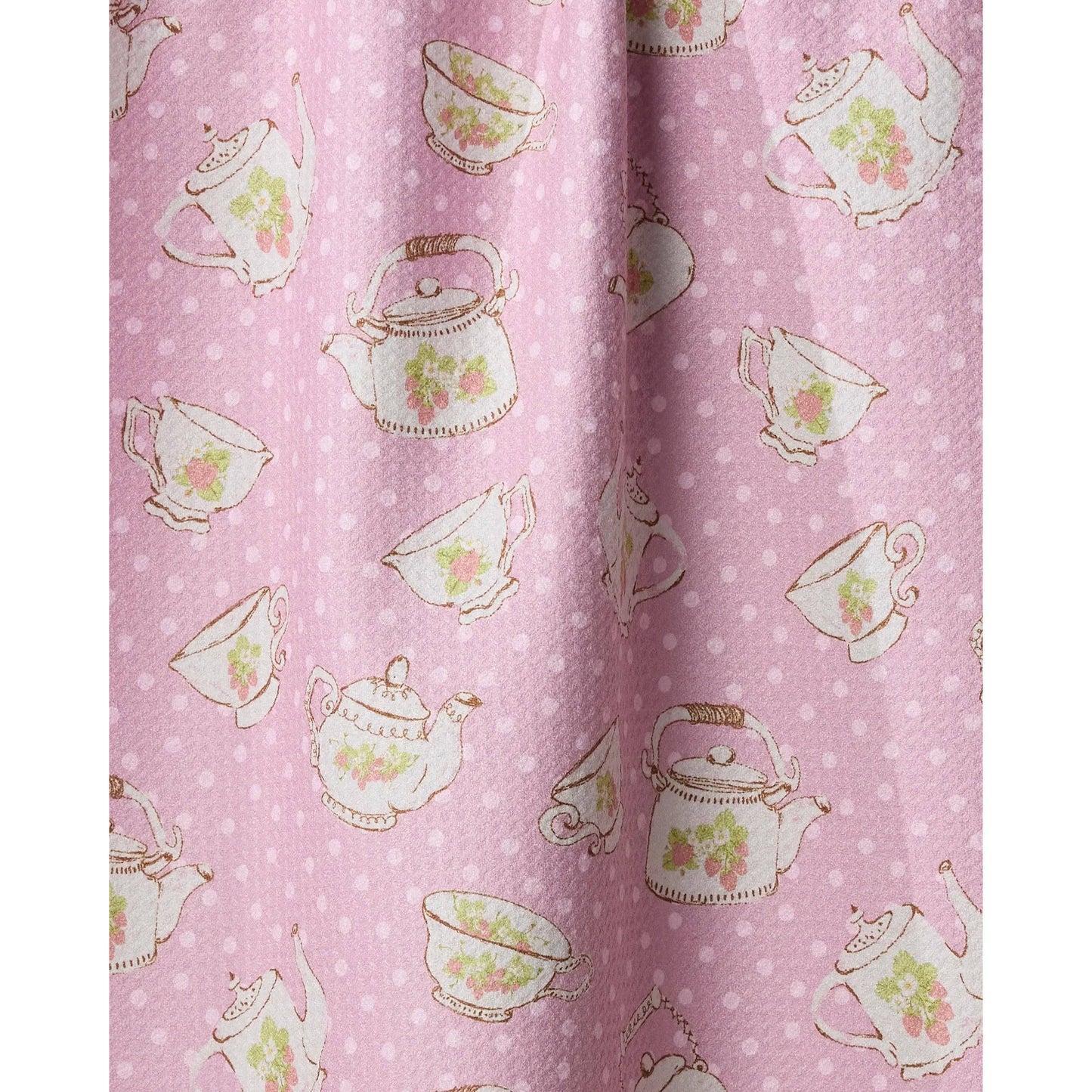 Strawberry Geometry Tea Towel