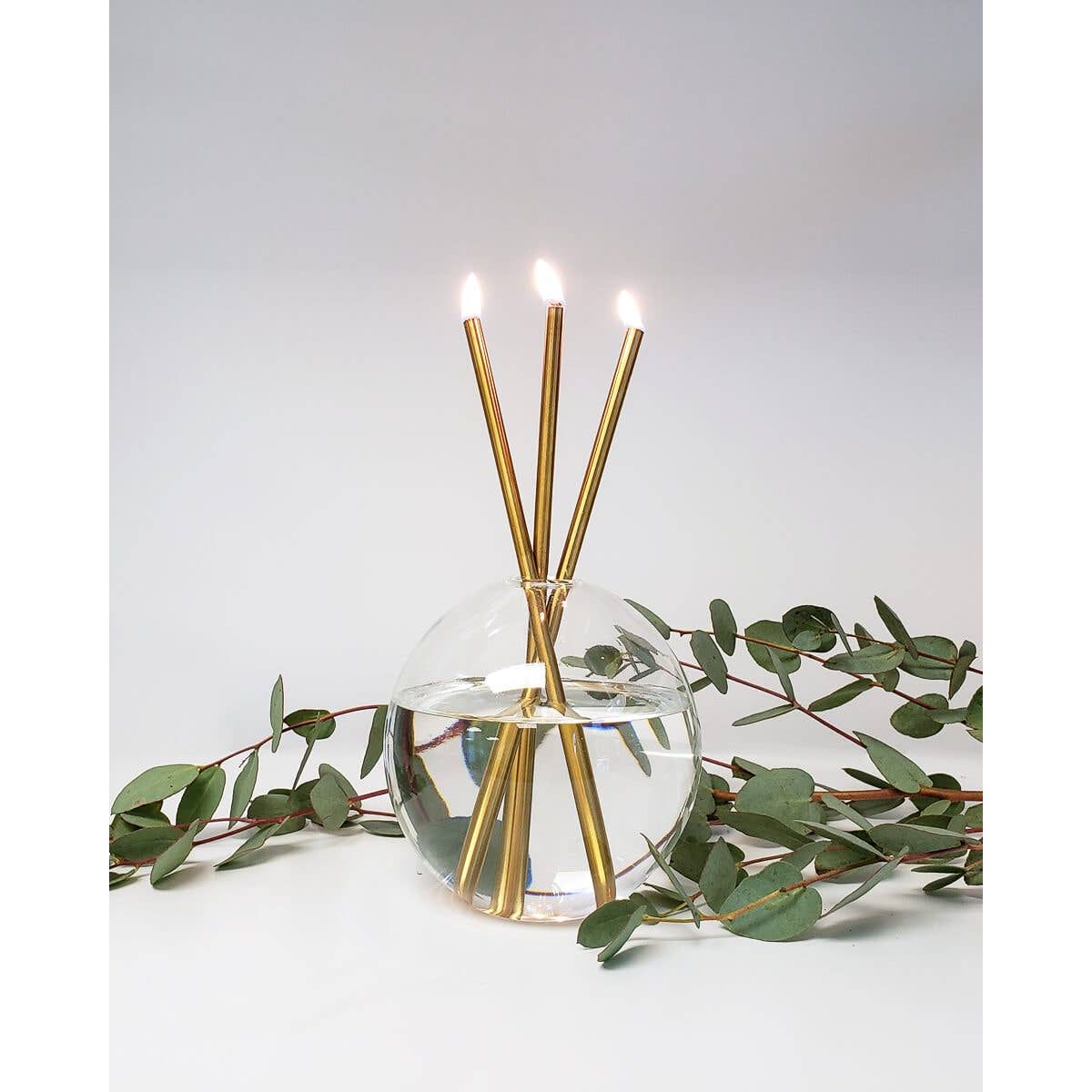 Gold Everlasting Candle – Reusable Steel Candles