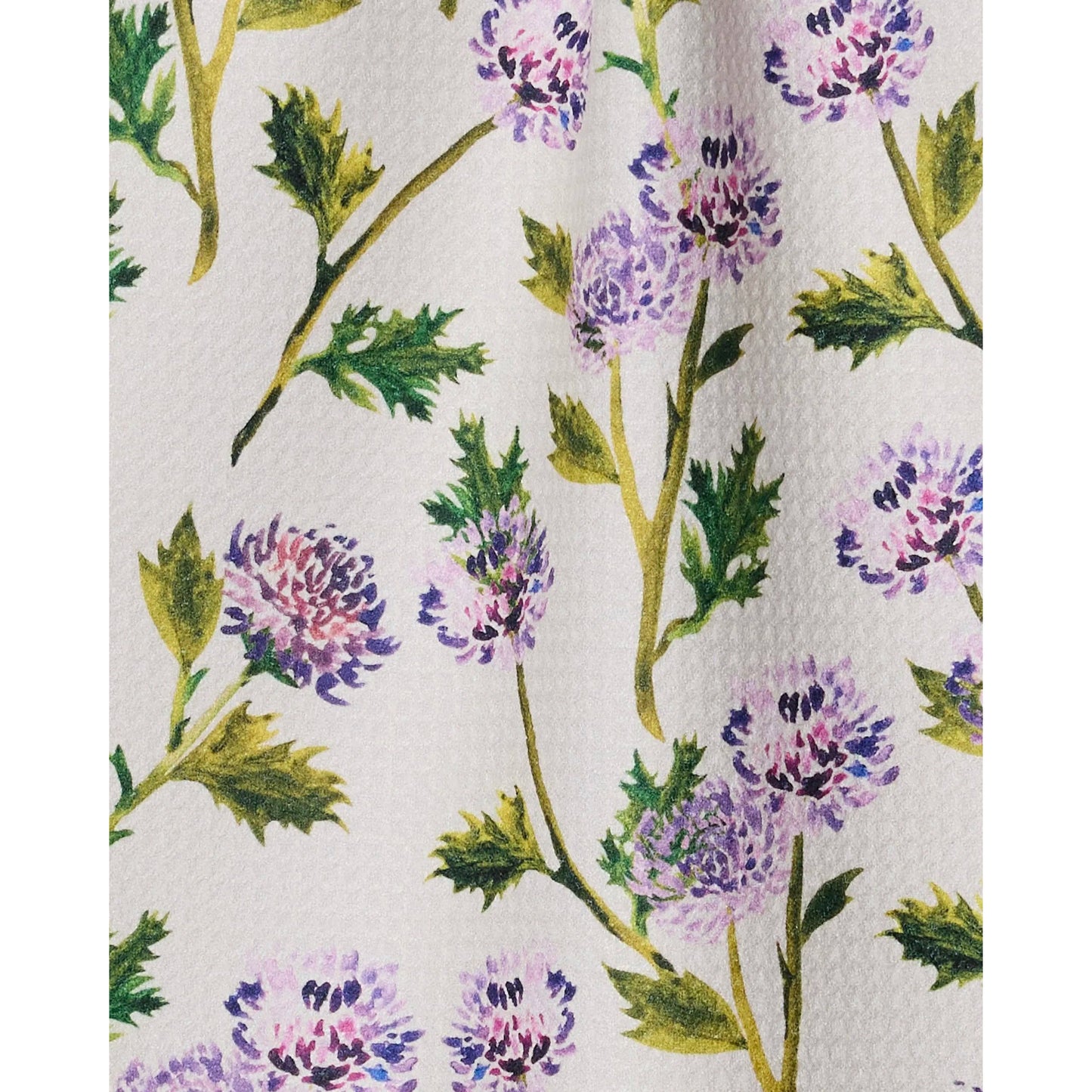 Blooming Thistle Geometry Bar Towel