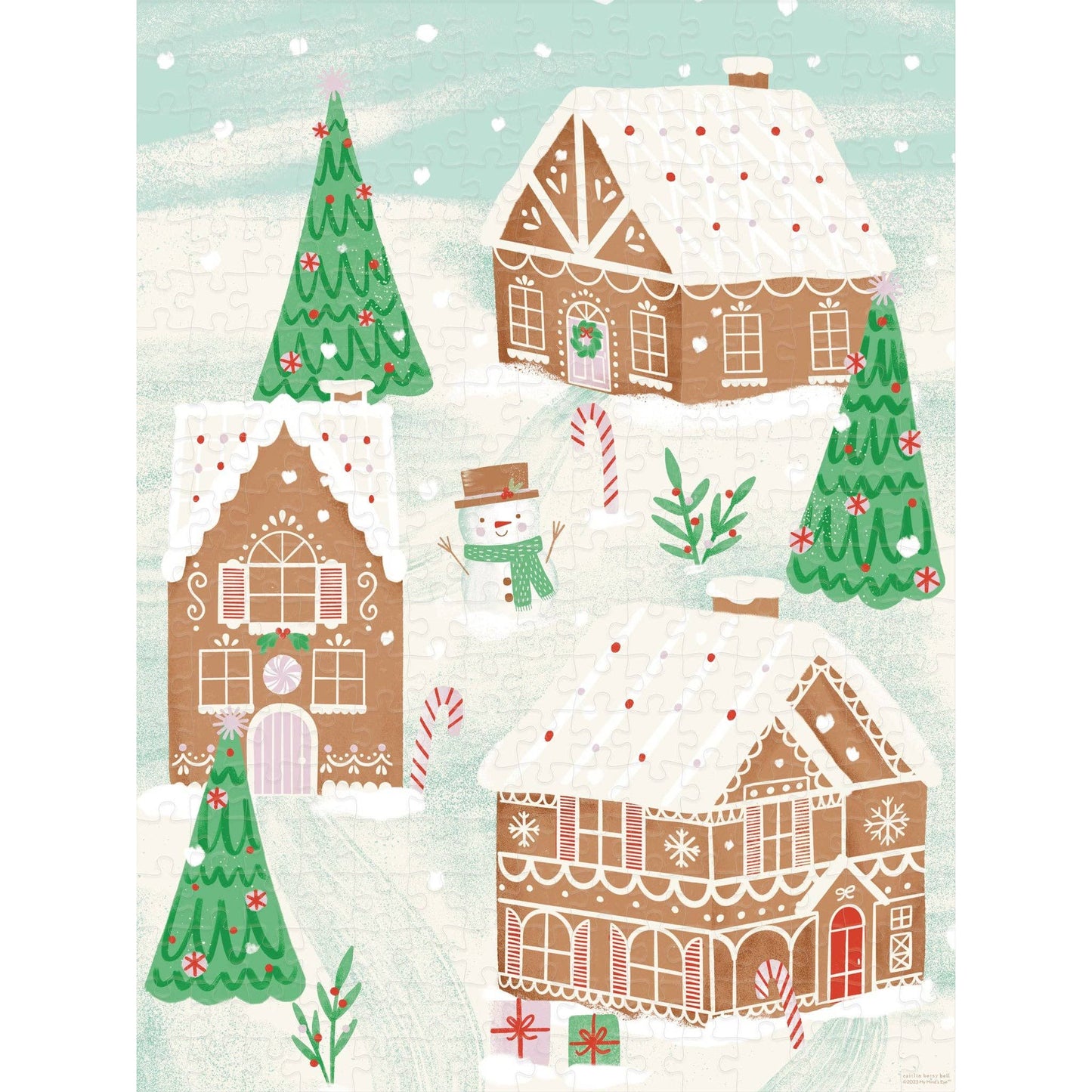 GBD1022 - Gingerbread Scene Puzzle