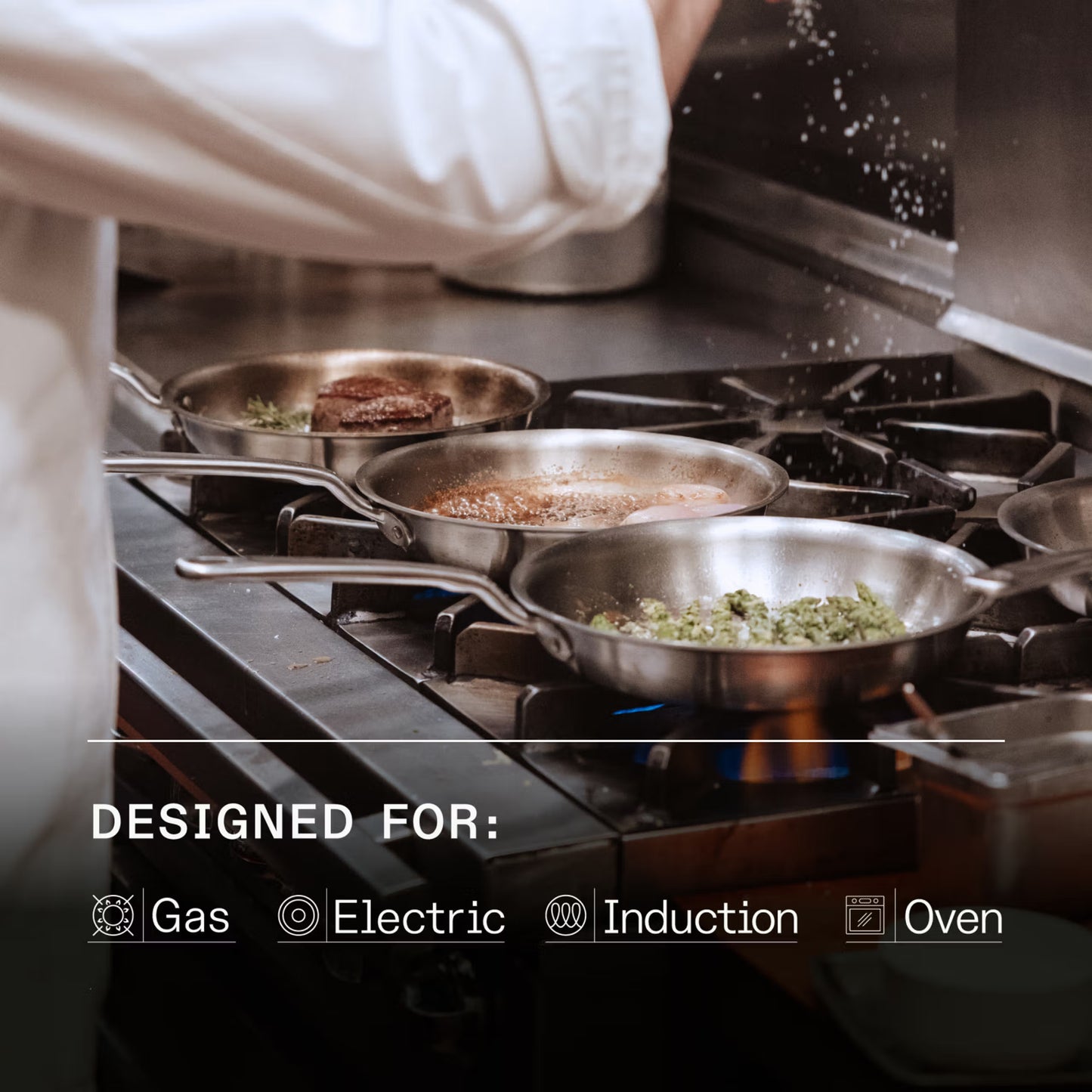 Made In 10-Piece Stainless Clad Cookware Set