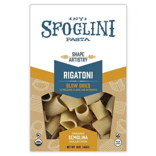 Rigatoni, Organic Durum Semolina Pasta
