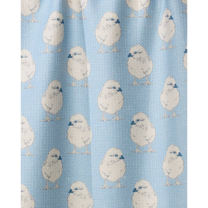 Chickadee Geometry Tea Towel