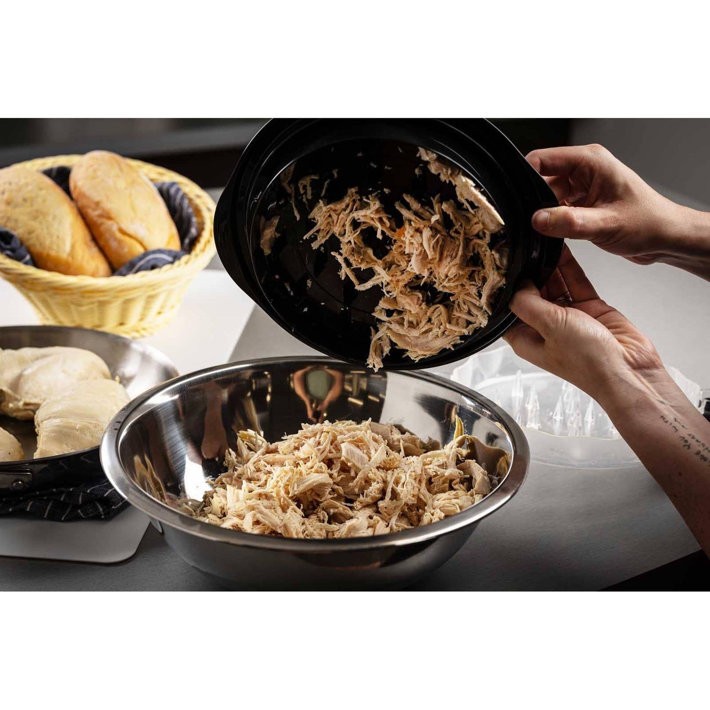 Chicken Shredder, 11 x 9 x 3.25" , Polypropylene & ABS