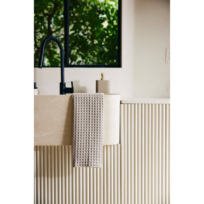 Taupe Waffle Hand Towel