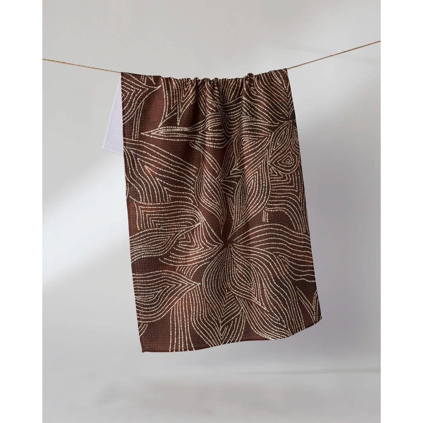 Pearl Botanical Geometry Tea Towel
