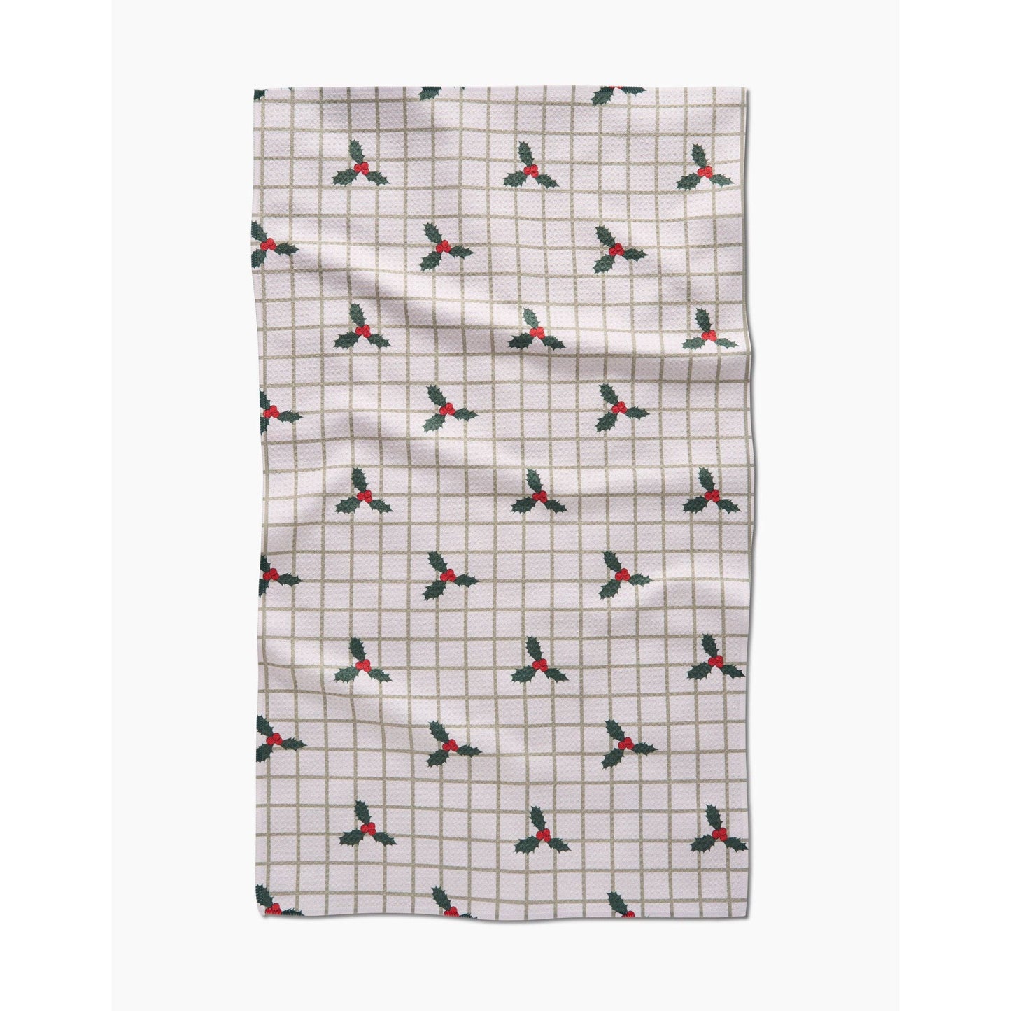 Merry And Plaid Geometry Tea Towel