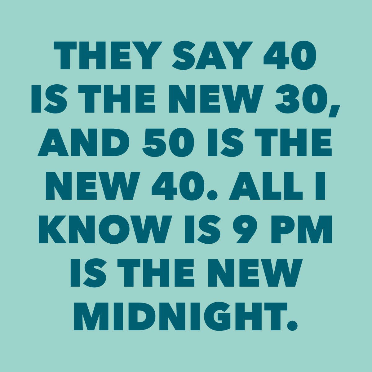 9 Pm Is New Midnight Funny Party Cocktail Napkins