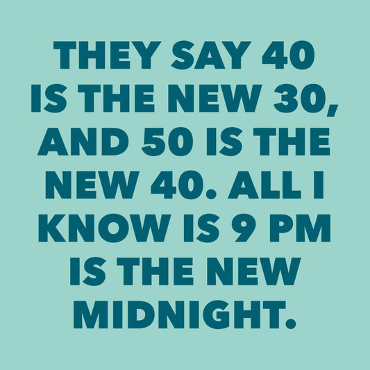 9 Pm Is New Midnight Funny Party Cocktail Napkins