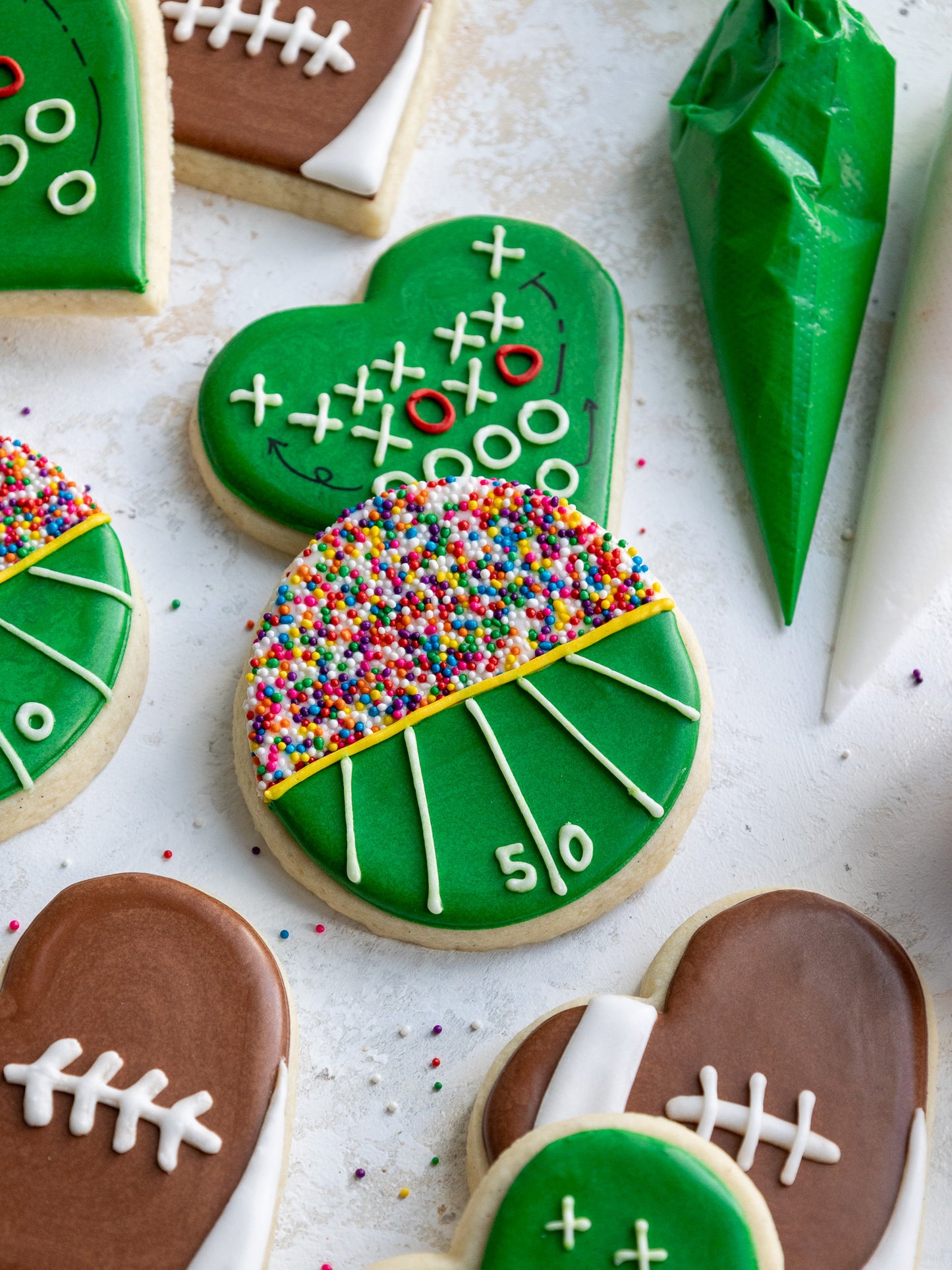 Super Bowl Cookie Decorating