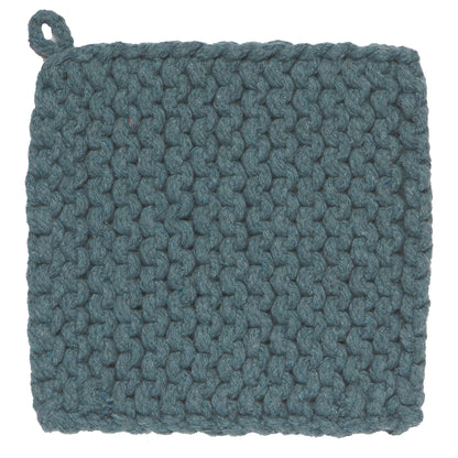 Lagoon Blue Knit Potholder