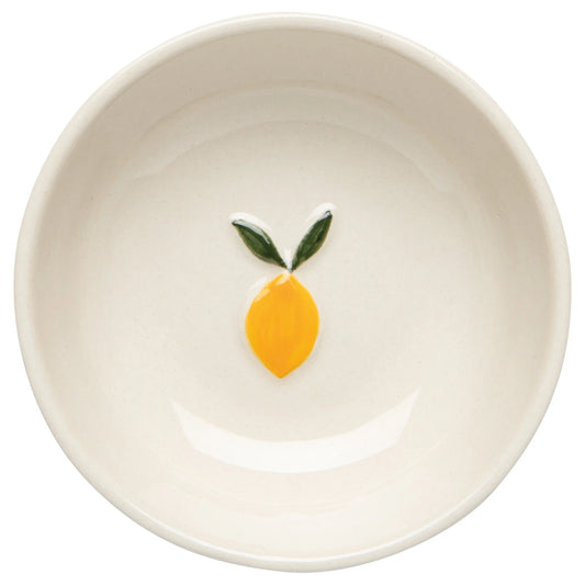 Lemon Motif Pinch Bowls