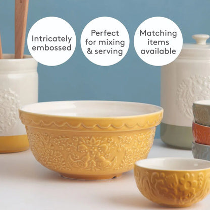Mason Cash Home To Roost S30 Buttercup Yellow Mixing Bowl