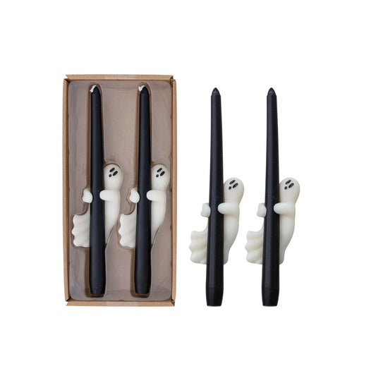 Halloween Ghost Candle Tapers, Set of 2