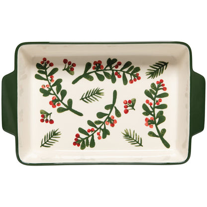 Winterberry Christmas Baking Dish