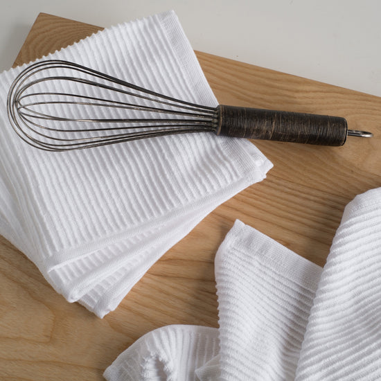 Ripple White Dishcloths Set of 2