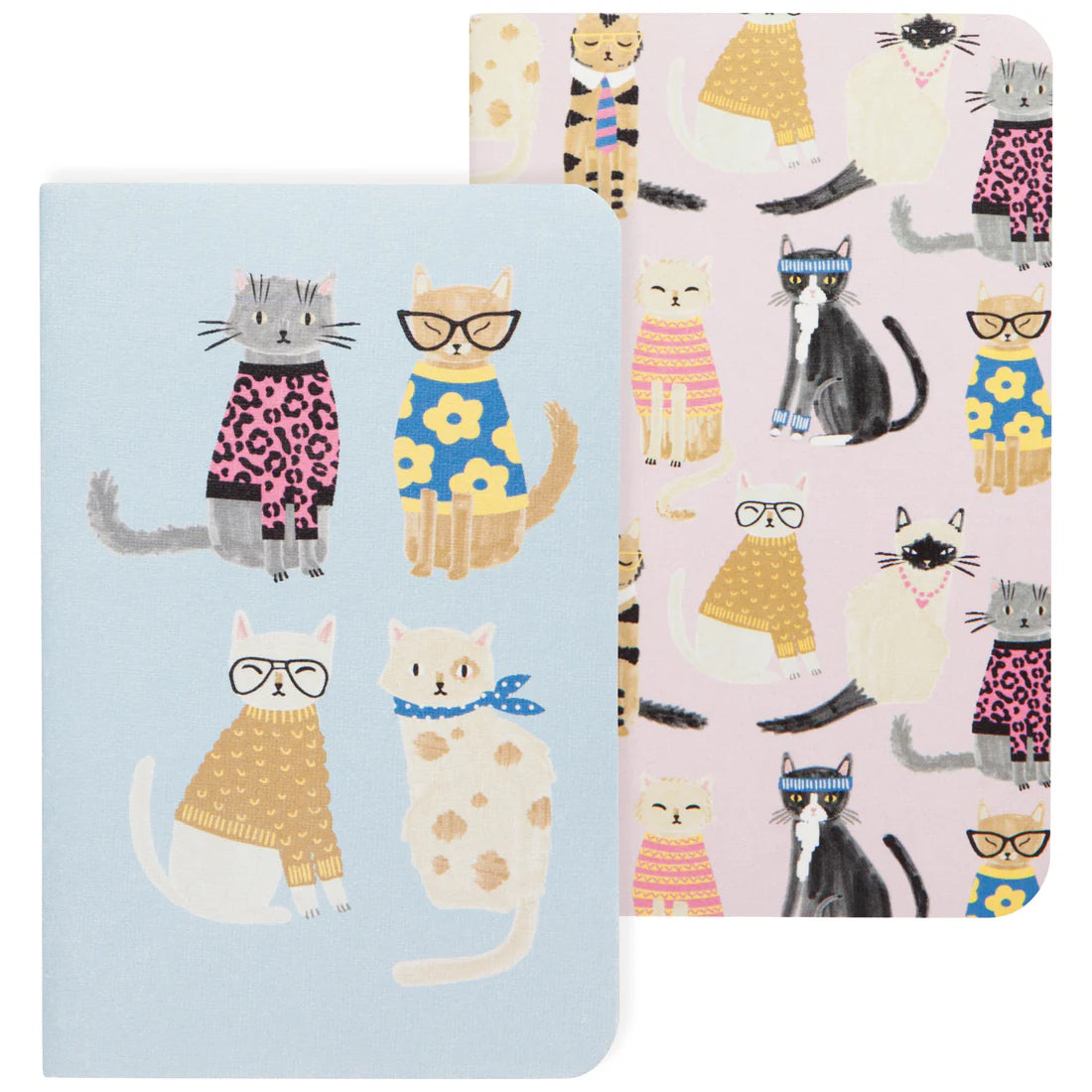 Feline Fine Pocket Notebooks Set of 2