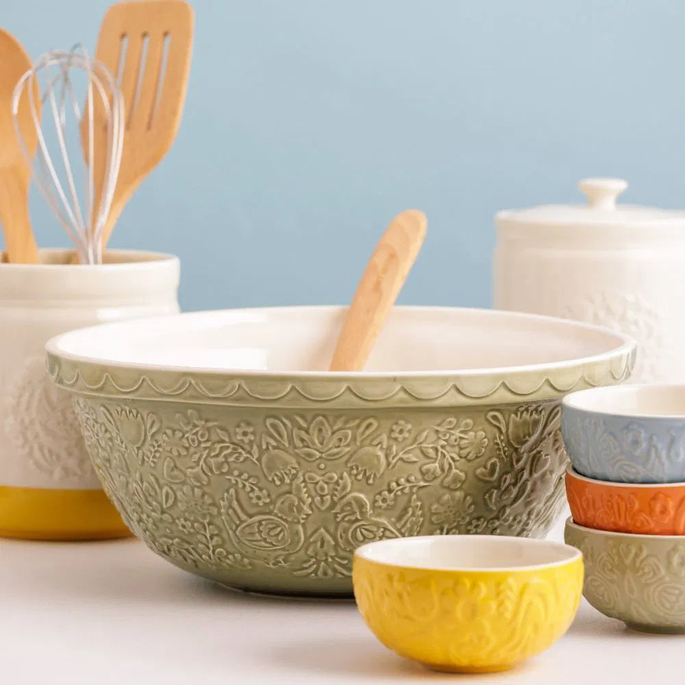 Mason Cash Home To Roost S12 Pale Green Mixing Bowl