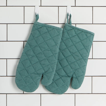 Lagoon Blue Stonewash Oven Mitt