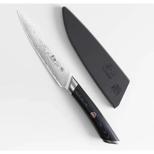 Cangshan 5" Kuro Serrated Utility Knife