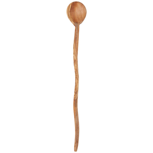 Olive Wood Wavy Spoon